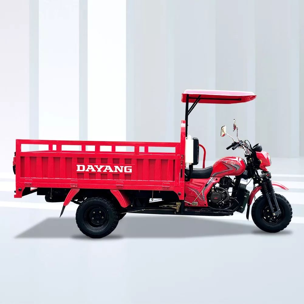 Hight Quality 350cc Motorcycle Tricycle 3Wheel heavy loading truck Cargo Tricycle for Adult Power Engine water-cooled Drum Brake