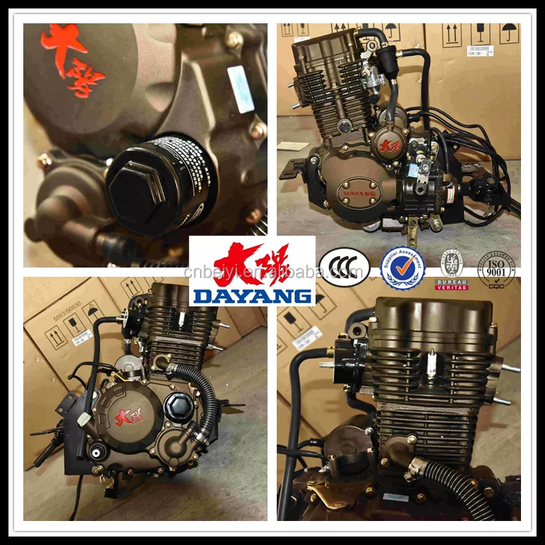 Four Stroke Air Cooled Lifan 250cc Motorcycle Engine