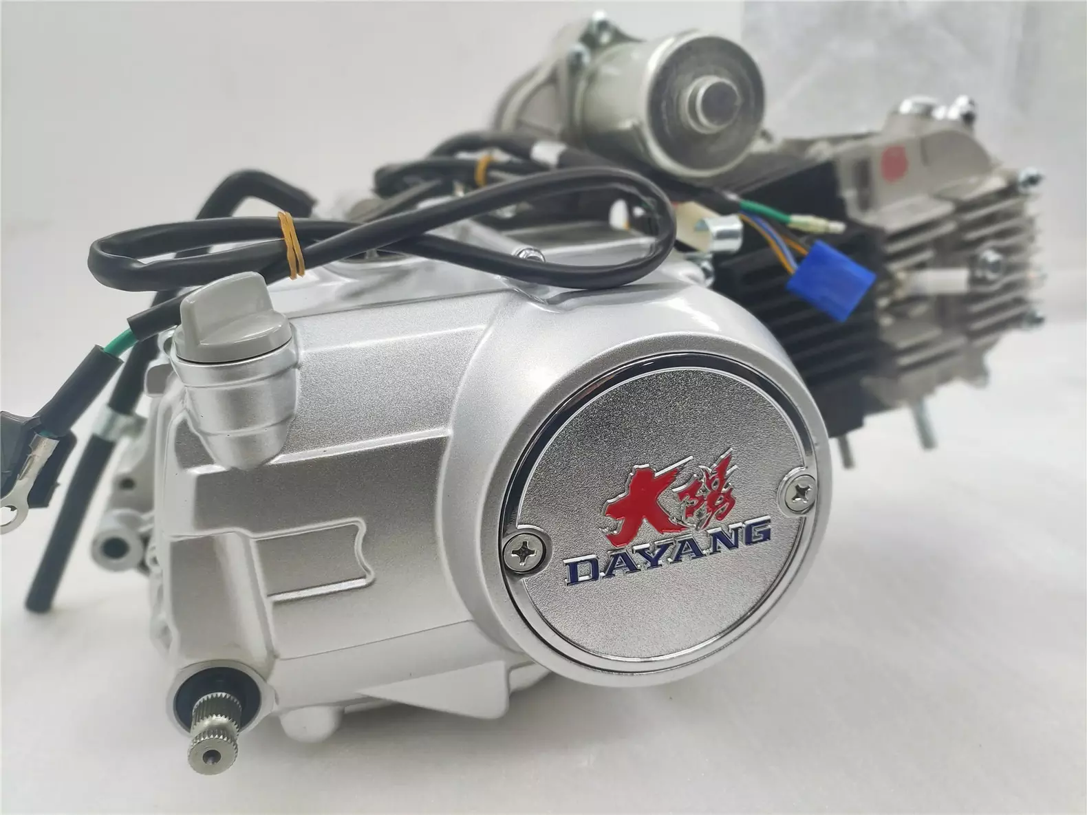 LIFAN 125CC Nature Water-colled Engine Motorcycle Three Wheel Cargo Tricycle Engine Assembly Sliver DAYANG 4 Stroke 1 Cylinder