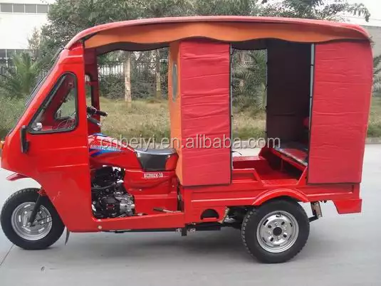 2016 beautiful high quality China cheap best price mini passenger taxi motorcycle car furgon 3 ruedas