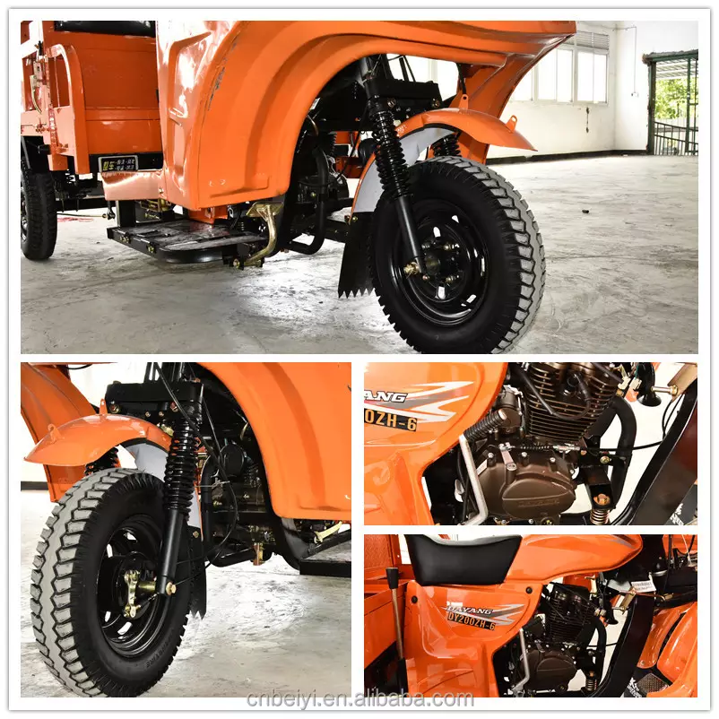 Heavy Load 250cc Closed Cabin 3 Wheel Tricycle on Sale Truck Tricycle Cargo MOTORIZED 201 - 250cc OPEN