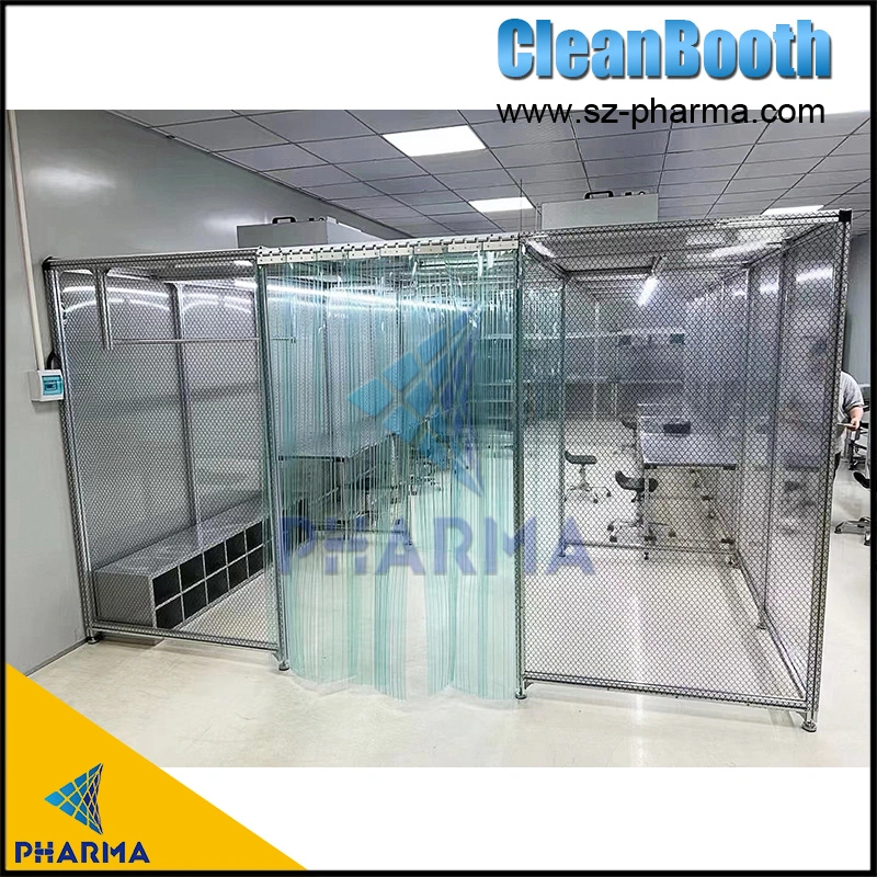 Soft Wall Clean Booth Modular Cleanroom Portable Air Filter Cleaning Booth