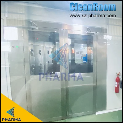 Food Grade Sanitary Air Shower Chamber for Rapid Decontamination of Personnel and Materials