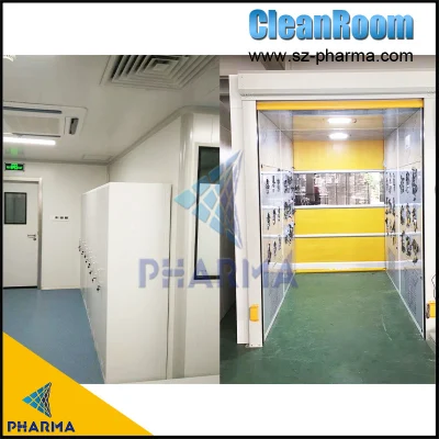 Food Grade Sanitary Air Shower Chamber for Rapid Decontamination of Personnel and Materials