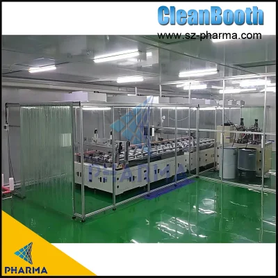 Soft Wall Clean Booth Modular Cleanroom Portable Air Filter Cleaning Booth