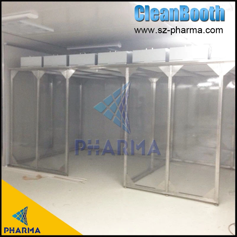 Soft Wall Clean Booth Modular Cleanroom Portable Air Filter Cleaning Booth