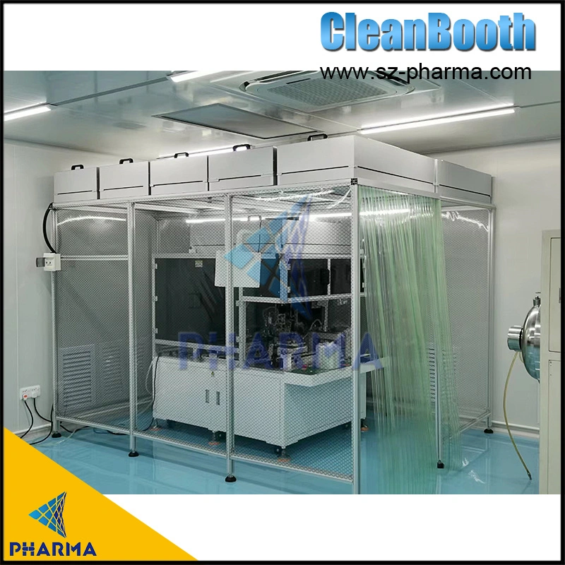 Soft Wall Clean Booth Modular Cleanroom Portable Air Filter Cleaning Booth