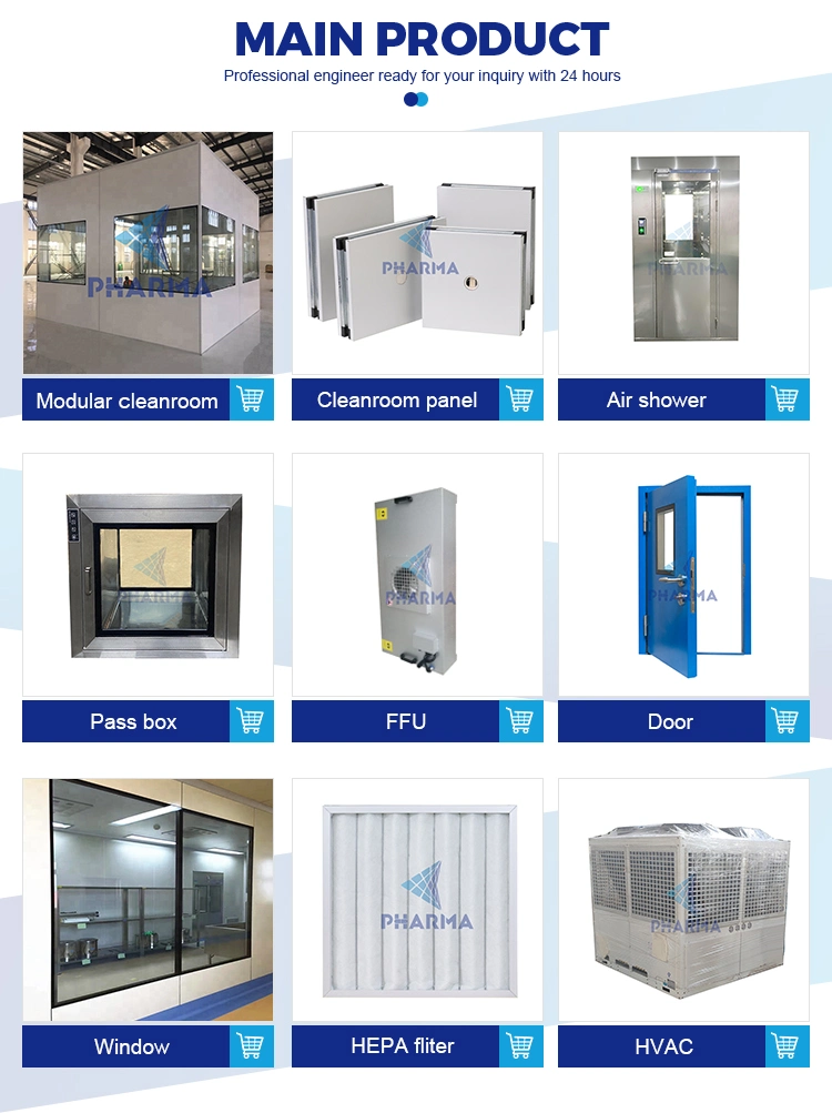 Soft Wall Clean Booth Modular Cleanroom Portable Air Filter Cleaning Booth