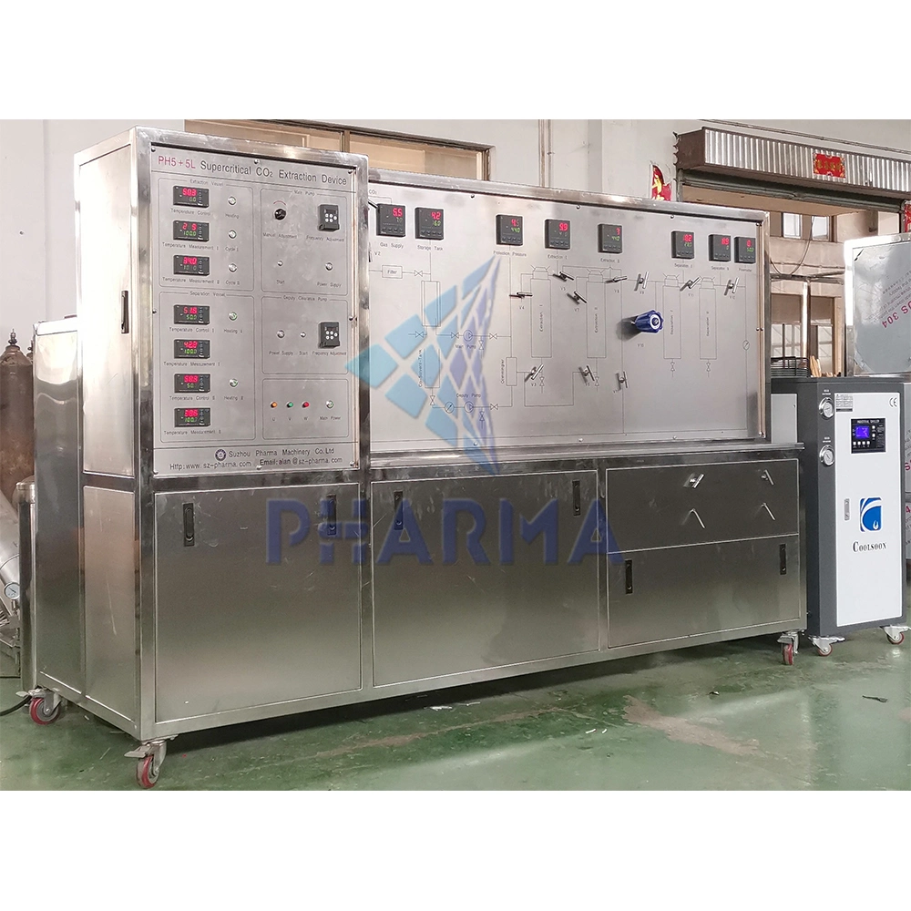 Supercritical CO2 Extraction Machine 10L with Distillation Extraction Machine