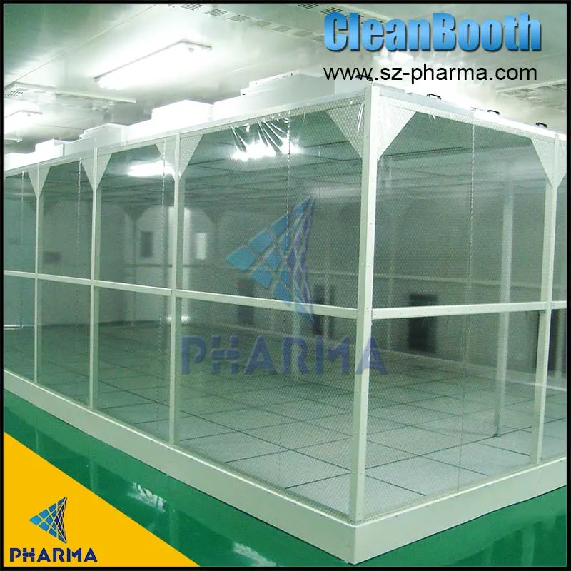 Soft Wall Clean Booth Modular Cleanroom Portable Air Filter Cleaning Booth