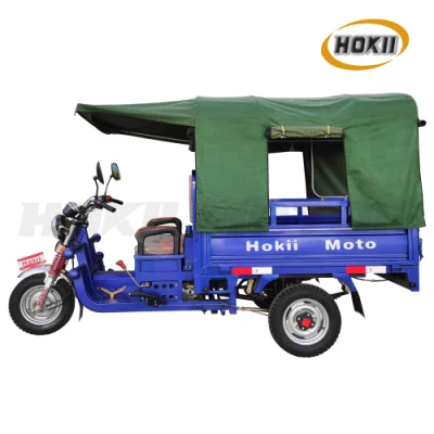 China Popular Model Manufacturer Produced and Derect Sale Cheap Price Auto Triciclo Electric Rickshaw 125cc Mopeds Tricycle for Adult