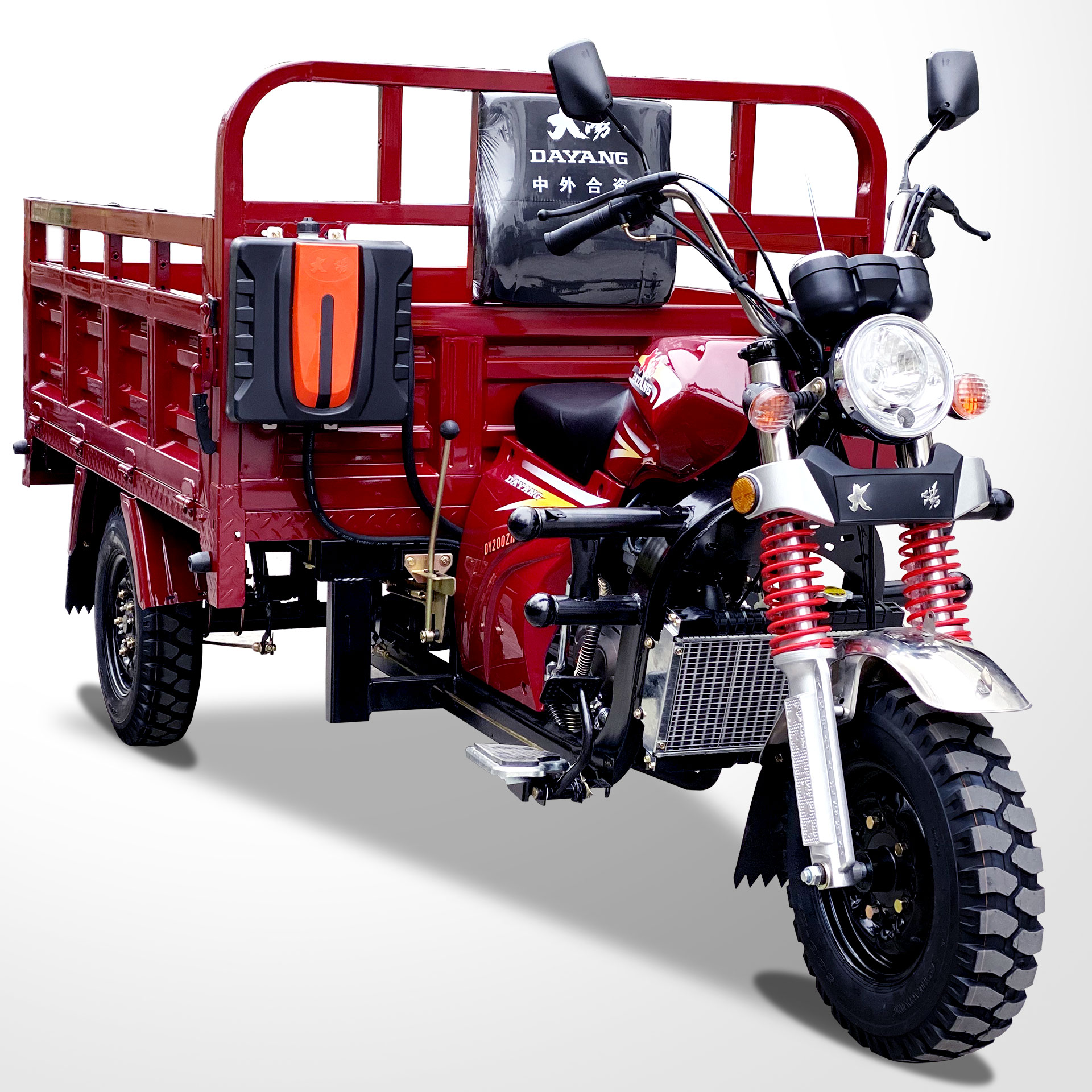 Heavy Duty Cargo Tricycle 200cc/250cc Water Cooling Engine 5 Wheels Motorcycle for Sale