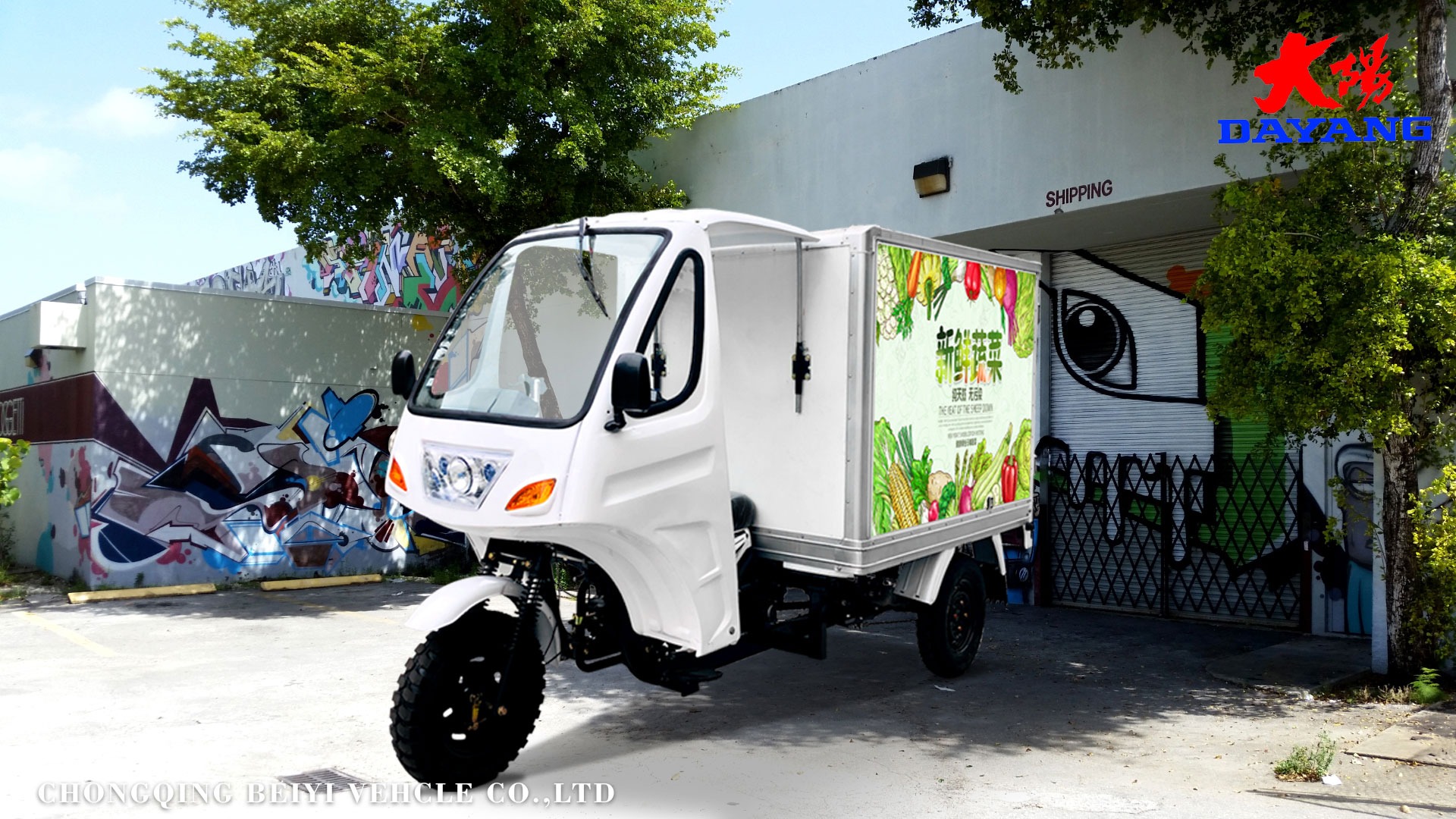 Full speed cold chain electric tricycle solves the problem of 