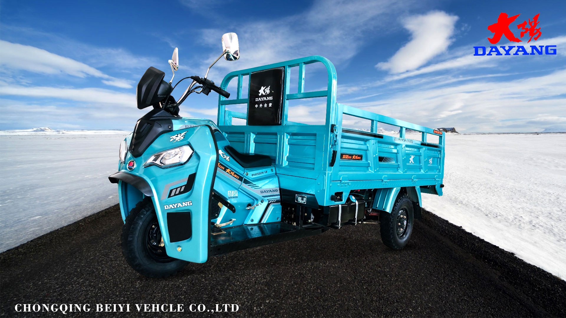 M1 200cc/250cc/300cc cargo tricycle for selling