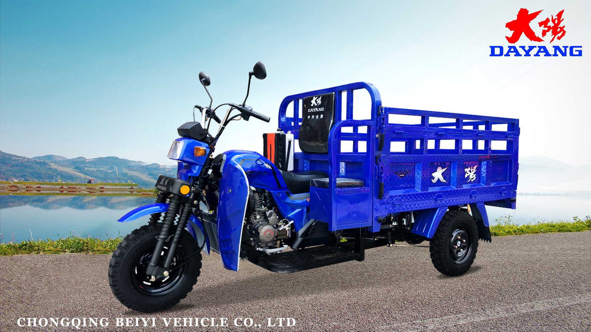 Q2 Heavy loading truck cargo tricycle 175cc/200cc/250cc