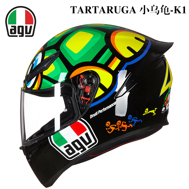 AGV K1头盔四季通用夏季防雾摩托车机车赛车全盔覆式男女个性酷K3