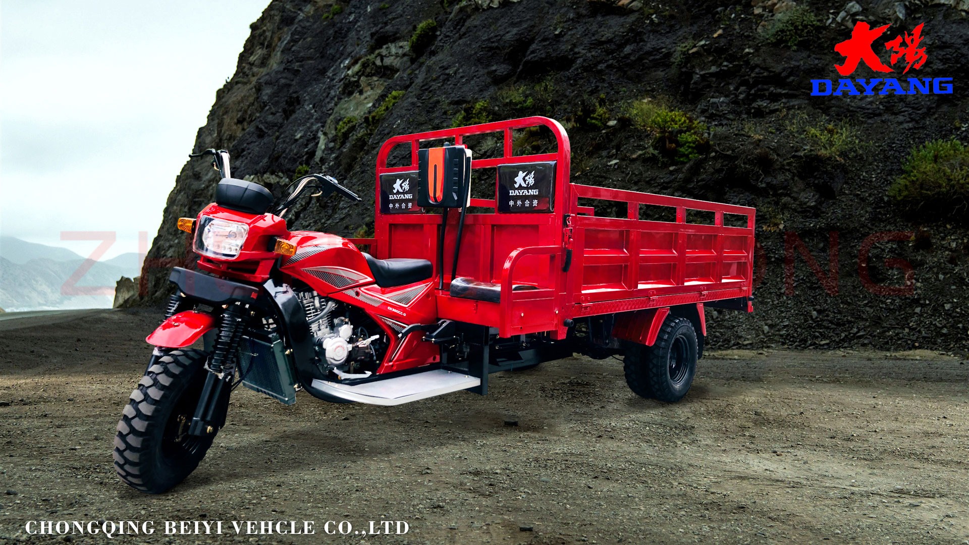 175cc 3 Wheel Motorized Cargo Motorcycle