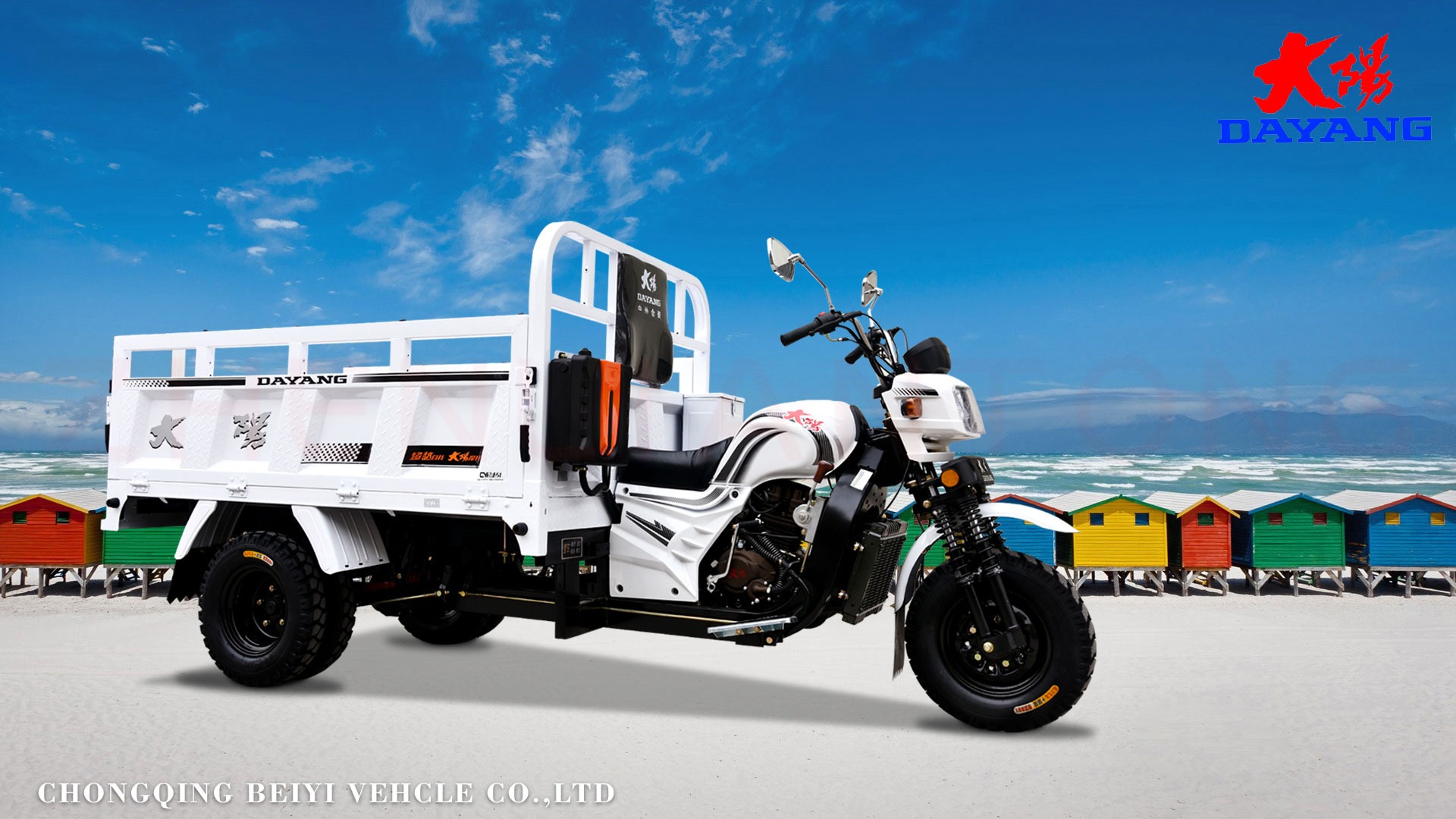 DAYANG Wholesale Stability cargo 250cc cargo motorcycle tricycle Motorized 3 Wheel Cargo Motorcycle 