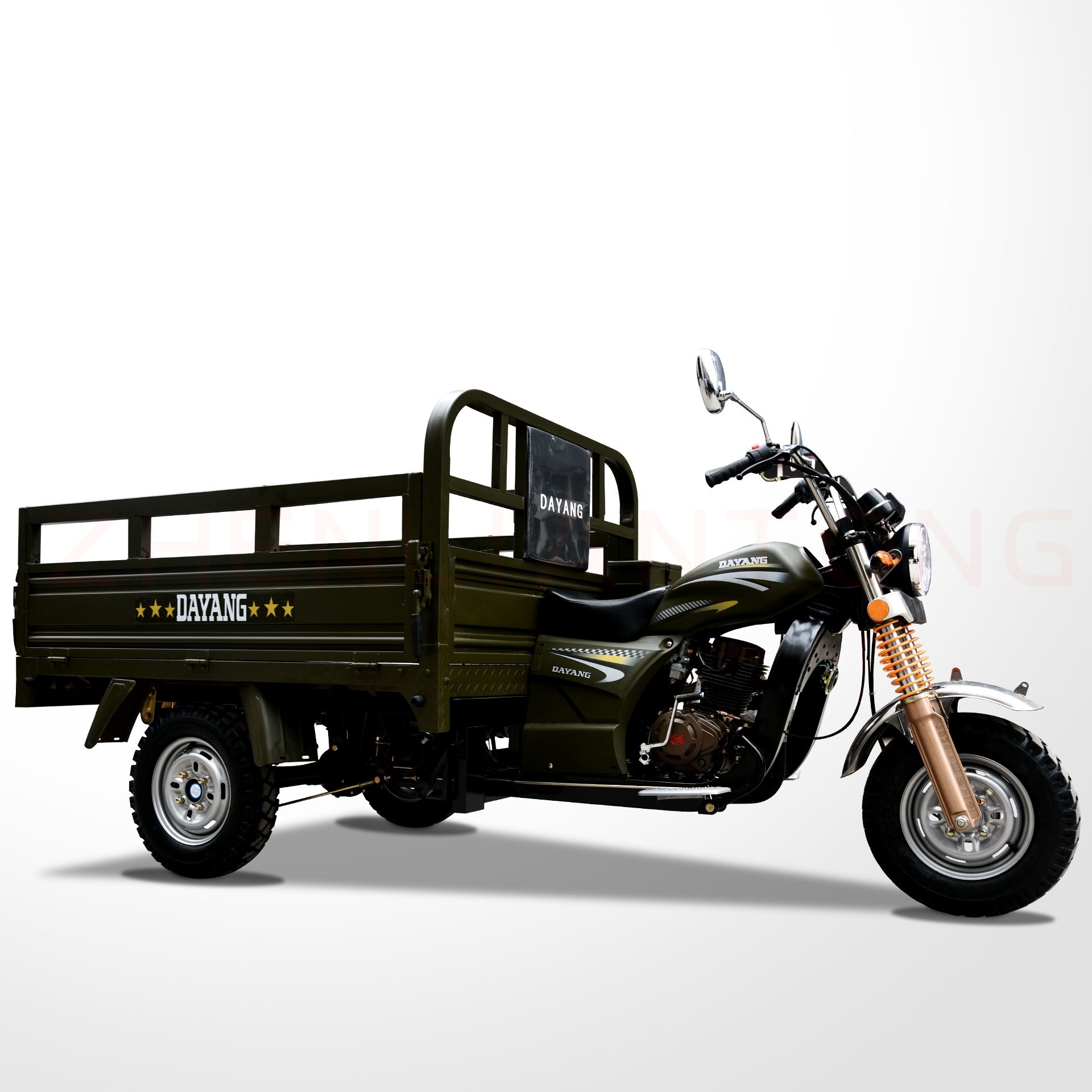 Heavy Load Iron Motorized Cargo Tricycle