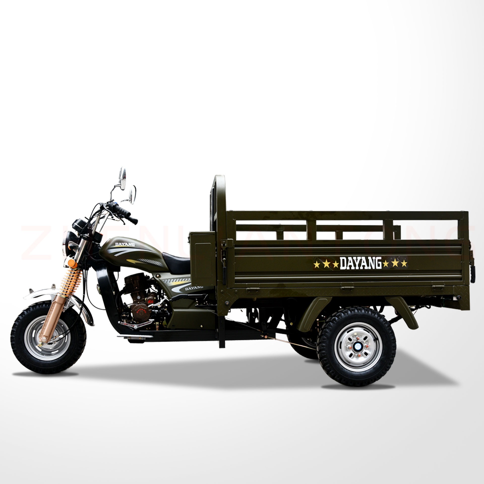 Heavy Load Iron Motorized Cargo Tricycle