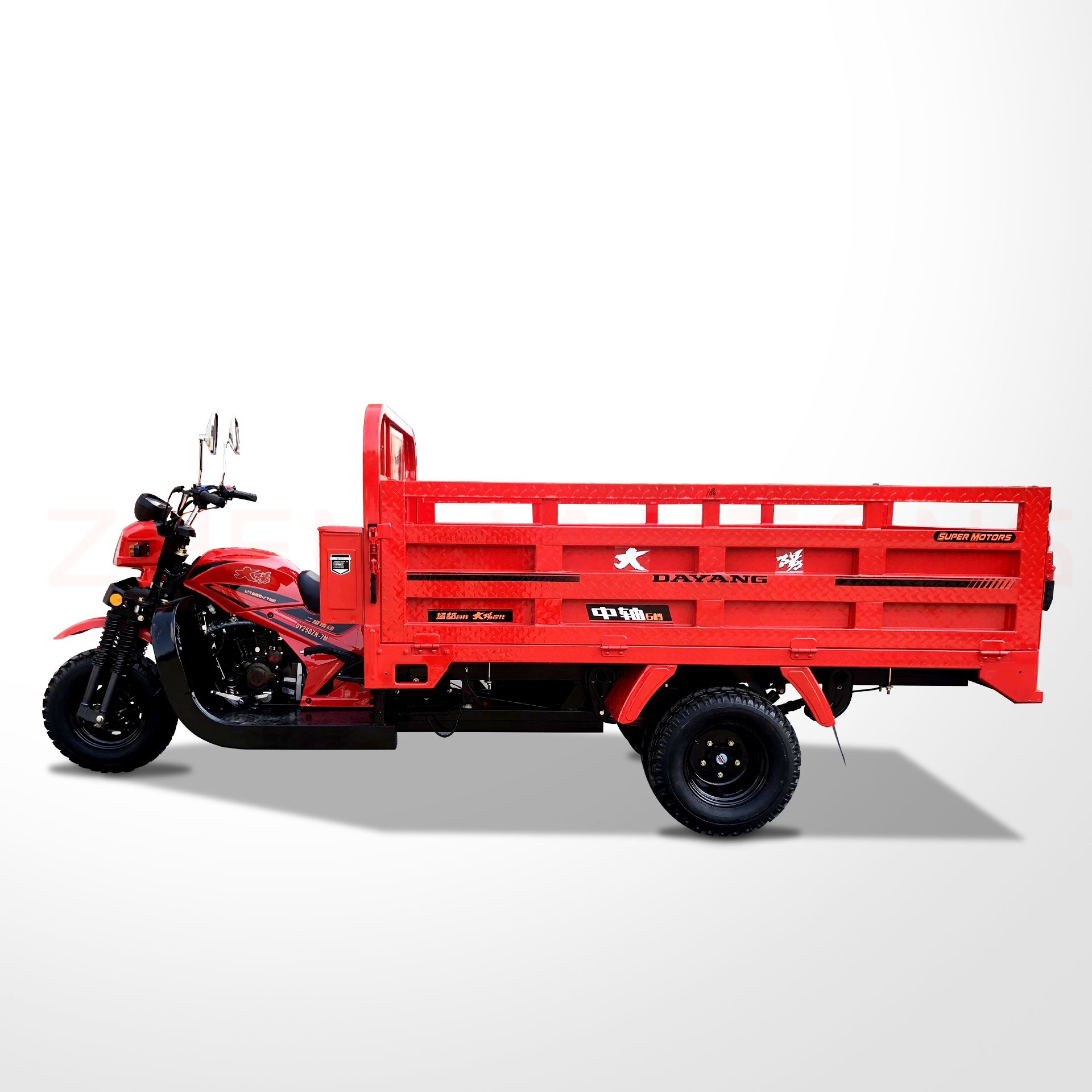 1000KG Load Double Rear Wheel Tricycle