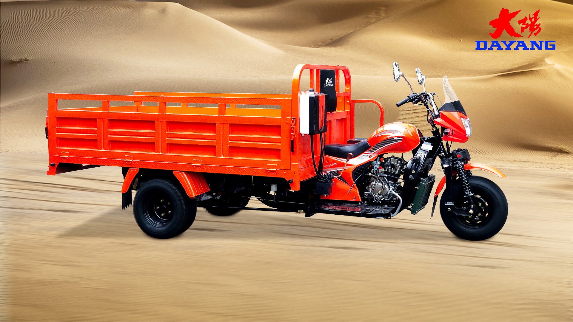 DY-MK1 Heavy loading truck cargo tricycle with lifan 250CC and 300CC  engine