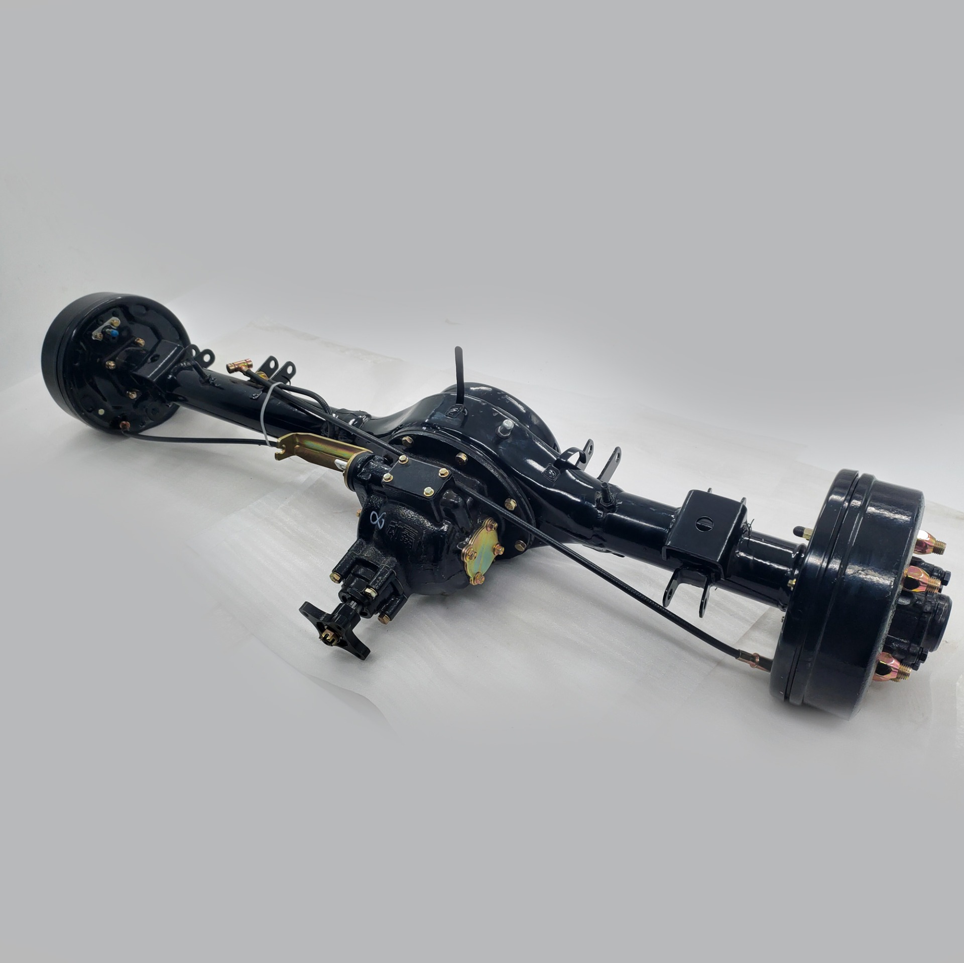 HQ-2全浮加力王220鼓油刹后桥-重庆三轮摩托车配件DY