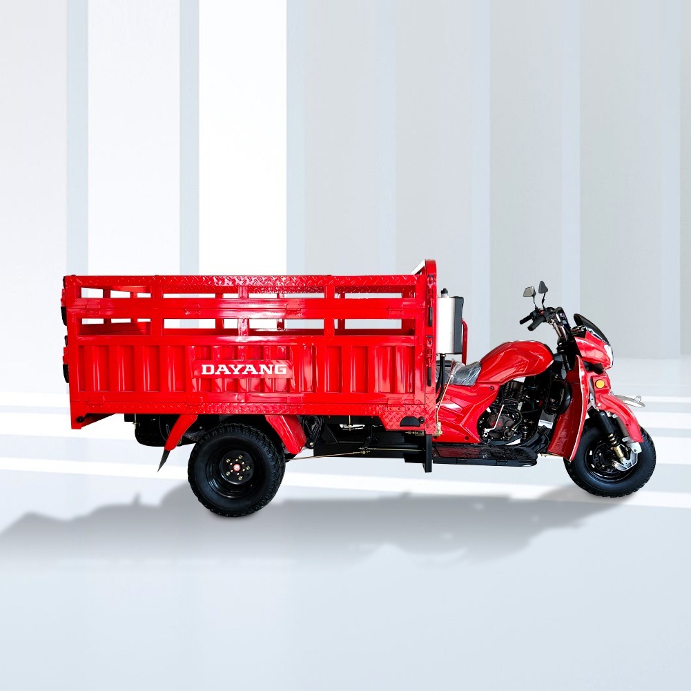 Steel Frame Shaft Drive Motorized 3 Wheel Cargo Motorcycle
