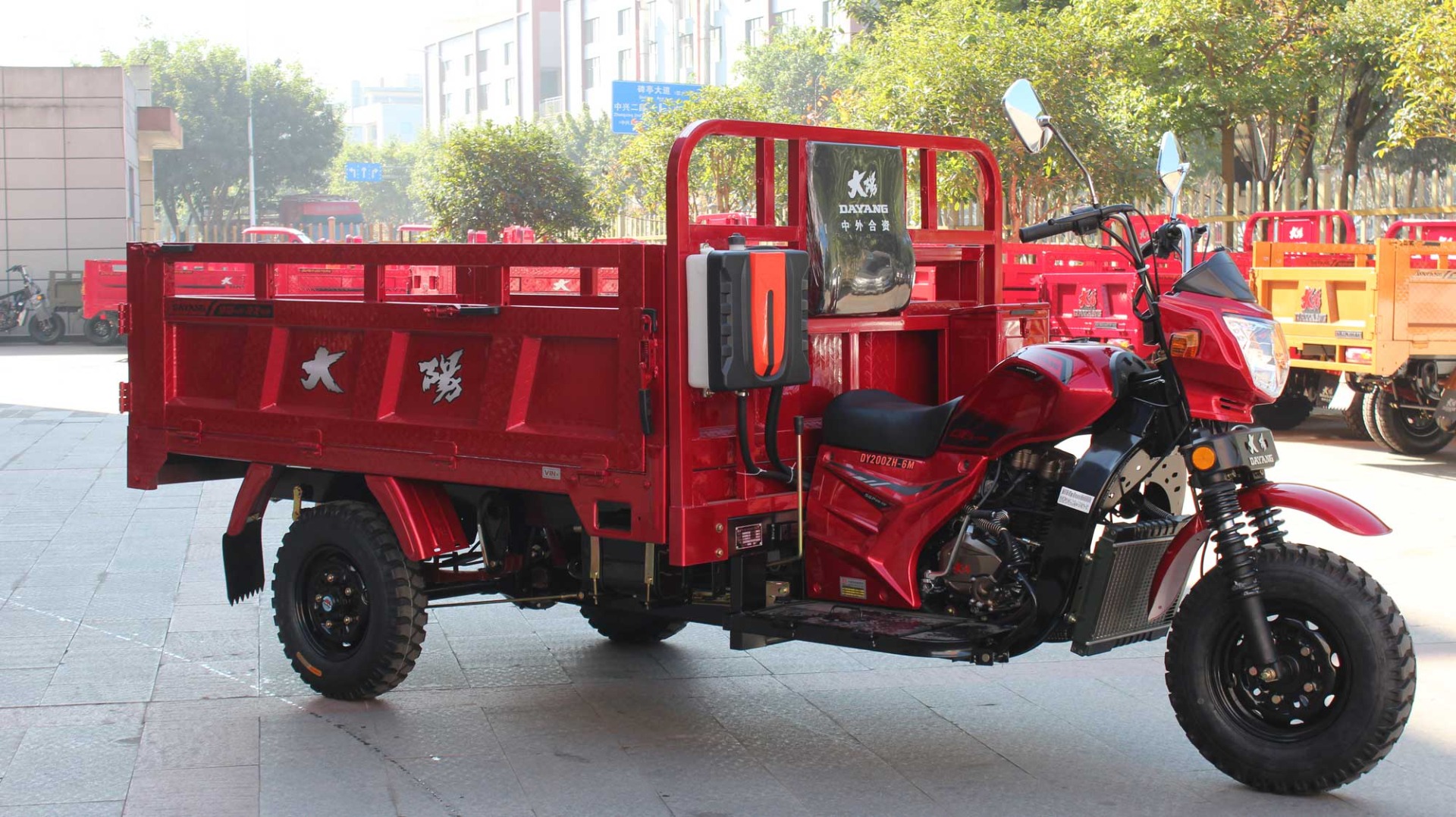 Q3-6 China three wheel motorcycle 250cc with heavy loading cargo tricycle