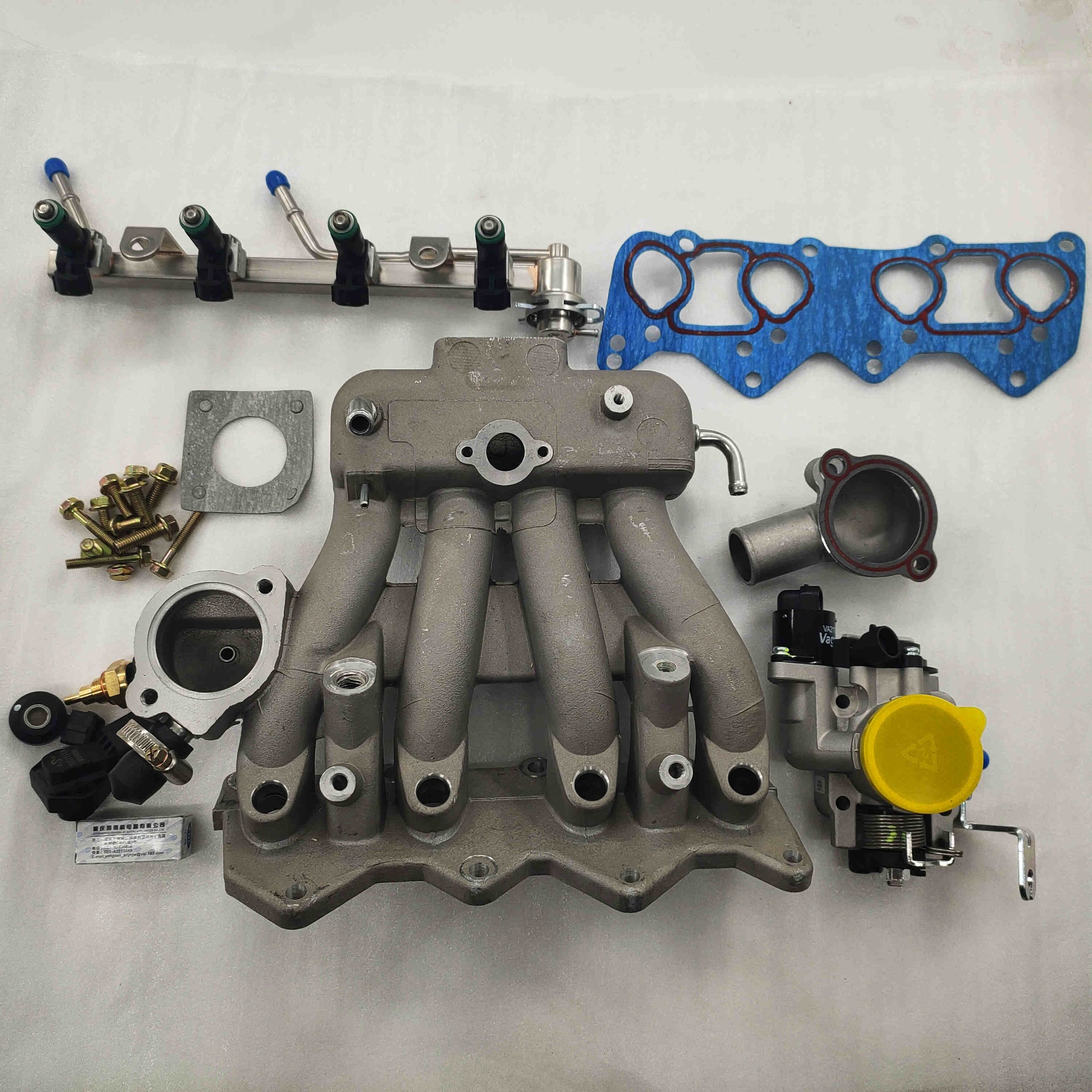 FDJ-42 800水冷进气气管总成-重庆三轮摩托车配件-BY