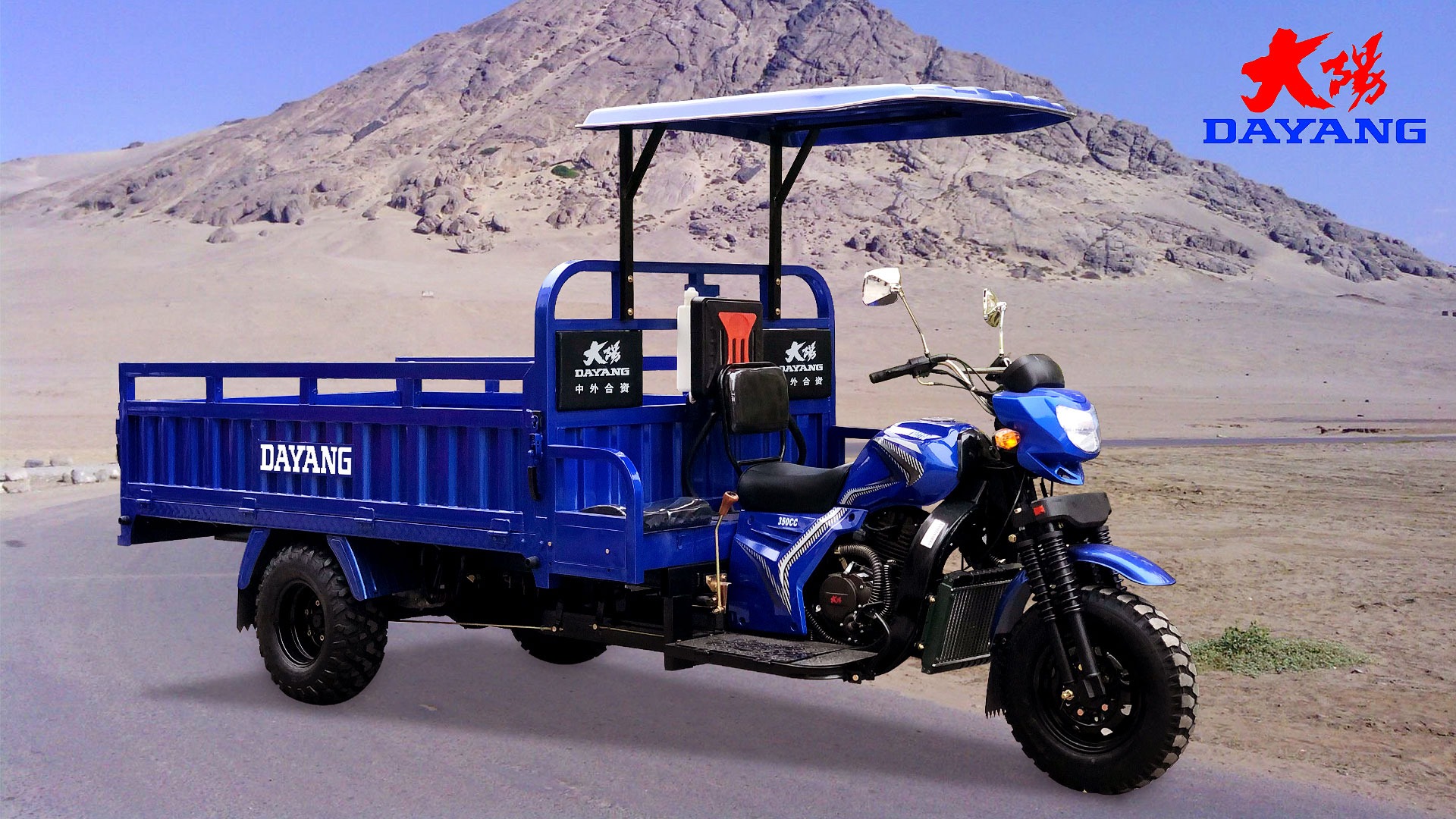 Open Body 3 Wheel Cargo Motor Tricycle