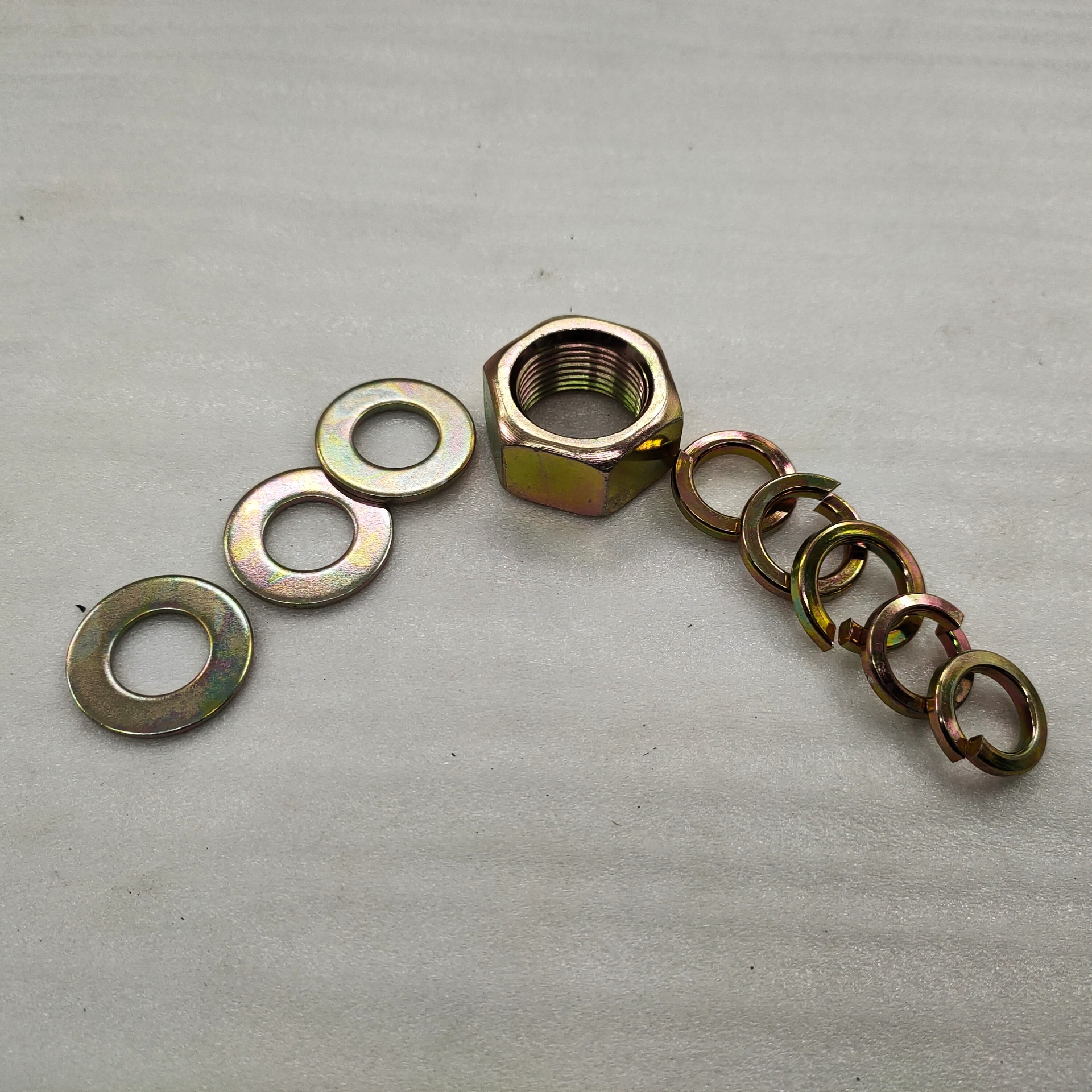 09 shock absorber Bearing washer + nut  -Chongqing motorcycle spare parts