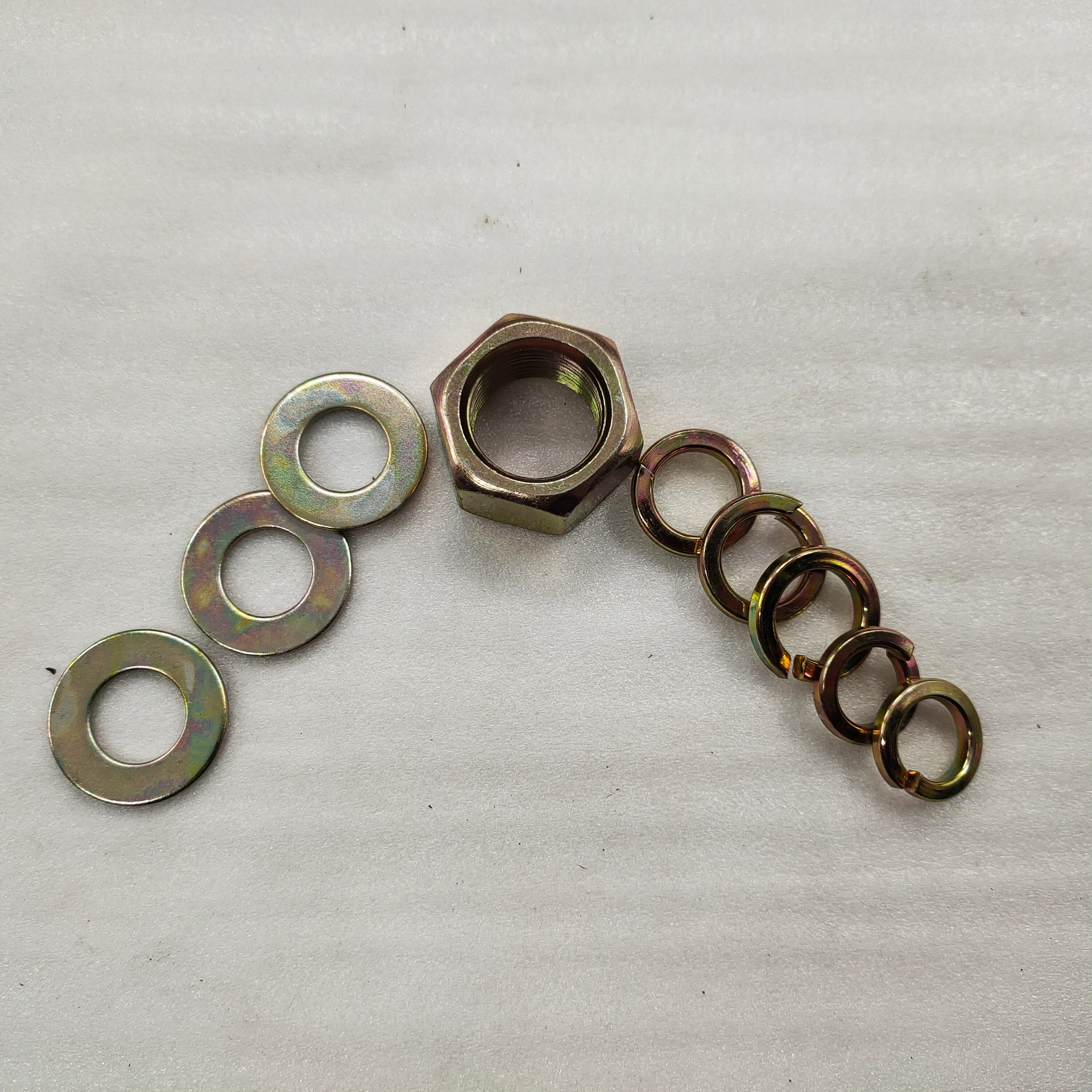 09 shock absorber Bearing washer + nut  -Chongqing motorcycle spare parts
