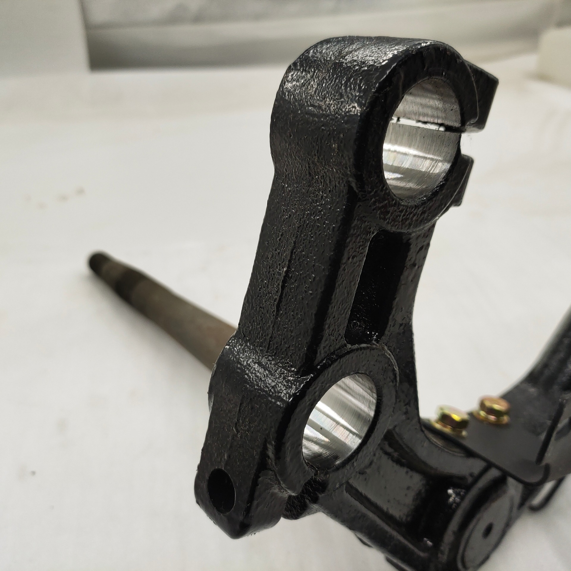 09 shock absorber Steering column  +Lower connecting plate  -Chongqing motorcycle spare parts