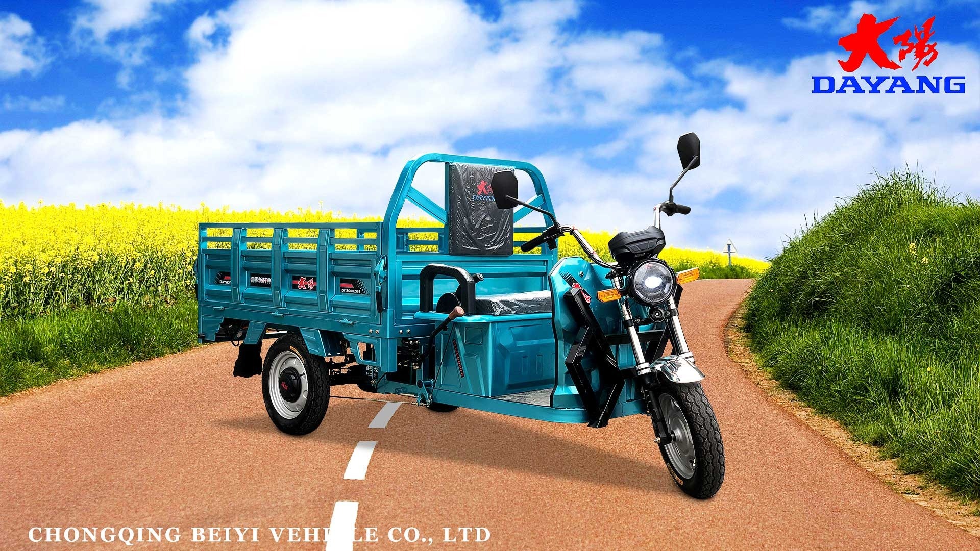Popular Three Wheel Motorcycle Cargo Tricycle Motocarga