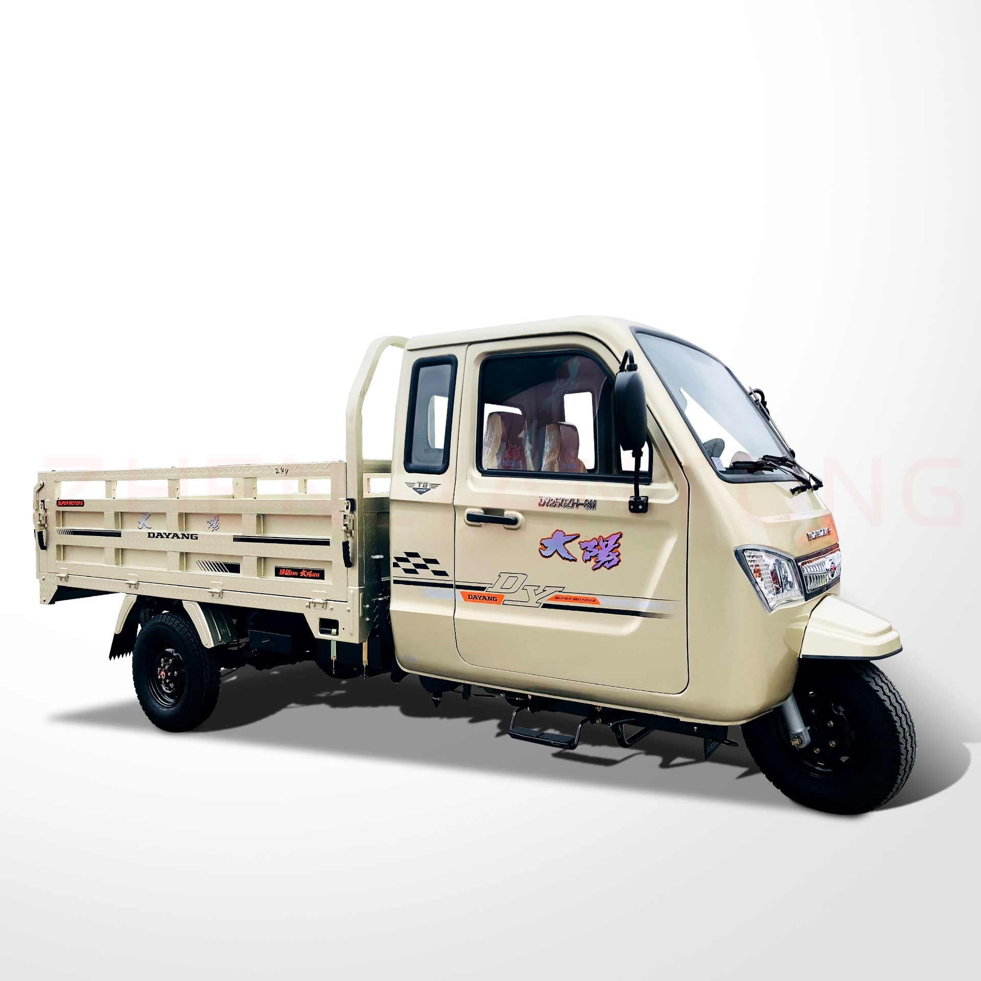Enclosed Cabincargo tricycle,three wheel motorcycle