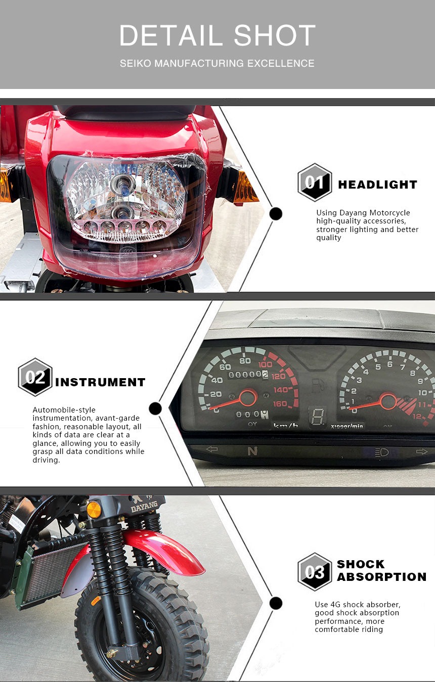 DY5-1A potente triciclo de carga Super Speed 300CC chino 3 ruedas 900kg capacidad de carga