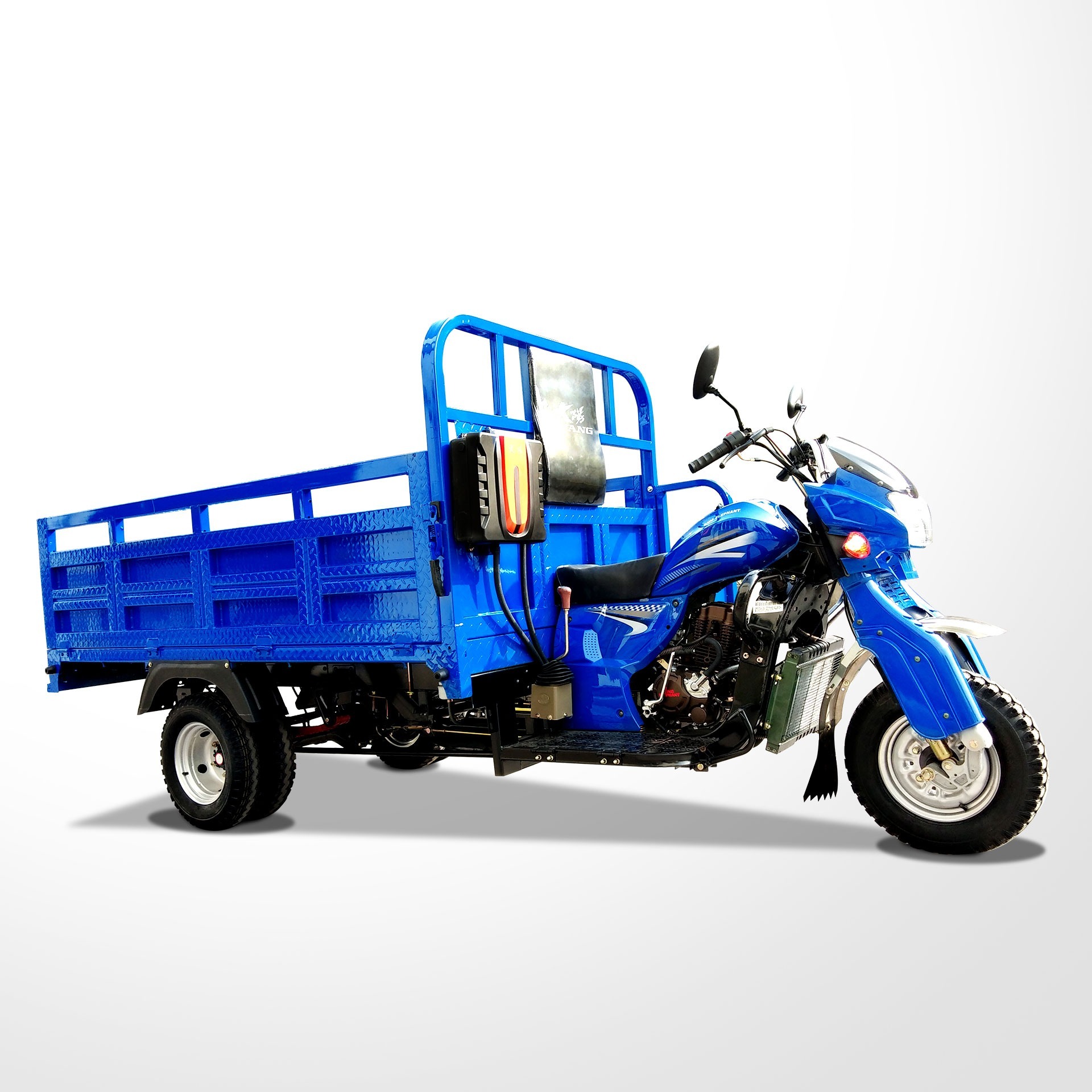 200CC Cargo Tricycle Delivery Van with Rear Canvas Cover for Outdoor Raining Areas