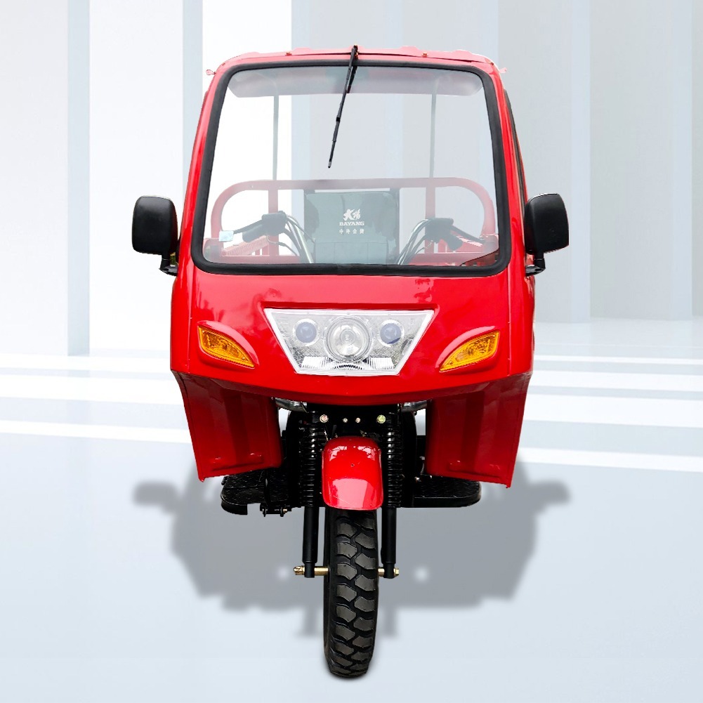 Q3-3A China hot selling semi cabin cargo tricycle with powerful engine 200cc 250cc 300cc