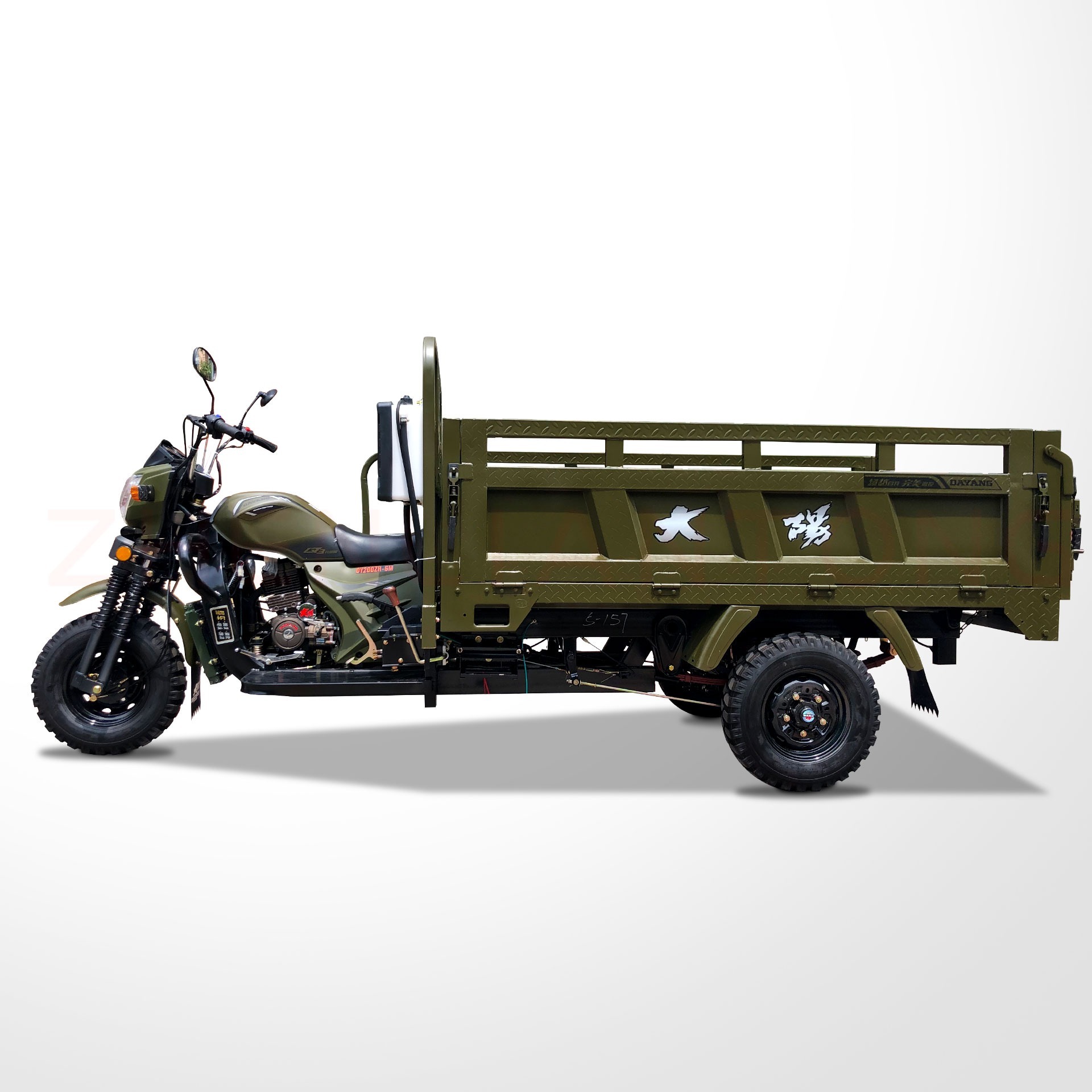 Q3-5B 2022 New Safe and reliable high horsepower ethiopia motorized 200cc LIFAN motor tricycle