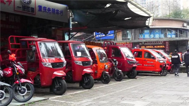 The business situation of tricycle merchants after the opening of the year.