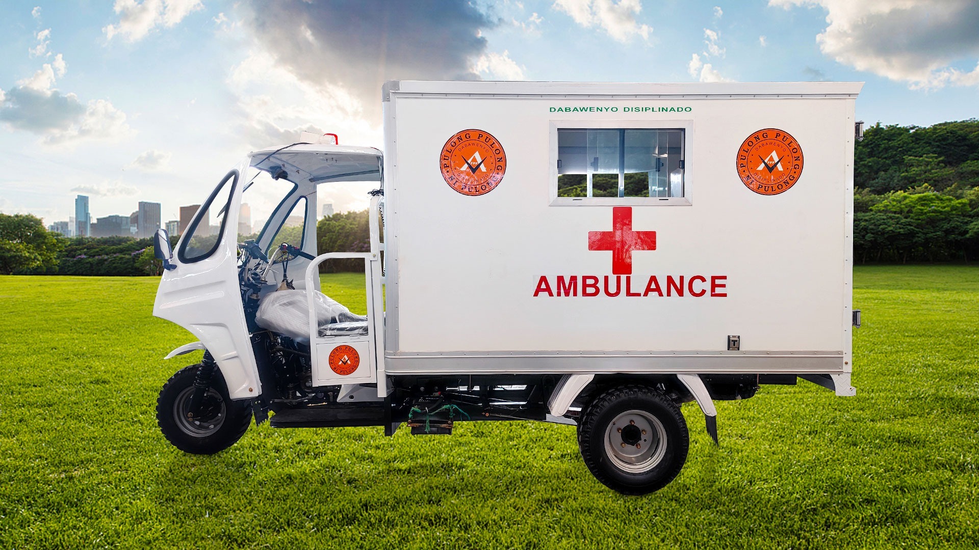 Hospital Emergency Ambulance Tricycle