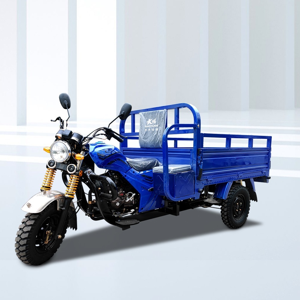 Adult Cargo Gasoline Motorized Tricycle