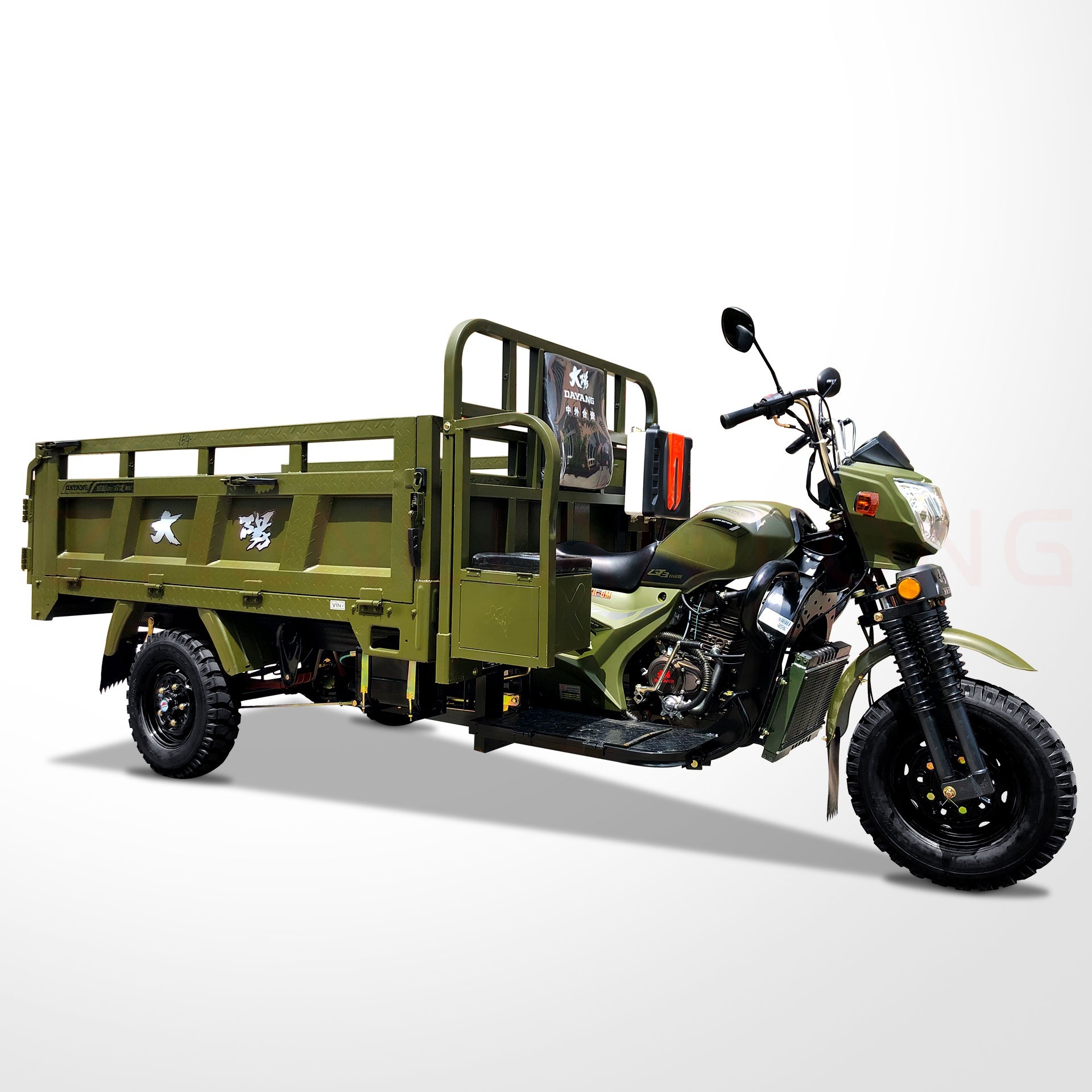 DY-WB1 350CC heavy loading cargo tricycle models with passenger seats