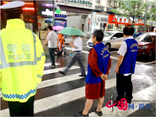 Nanchong traffic police launched 