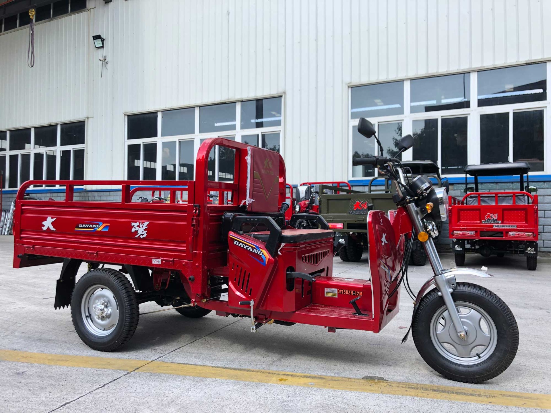 Dayang Motorized Passenger Tricycle 3 Wheel Motorcycle 201-250cc 201 - 250cc Air-cooling Engine Gasoline Open Type For Global