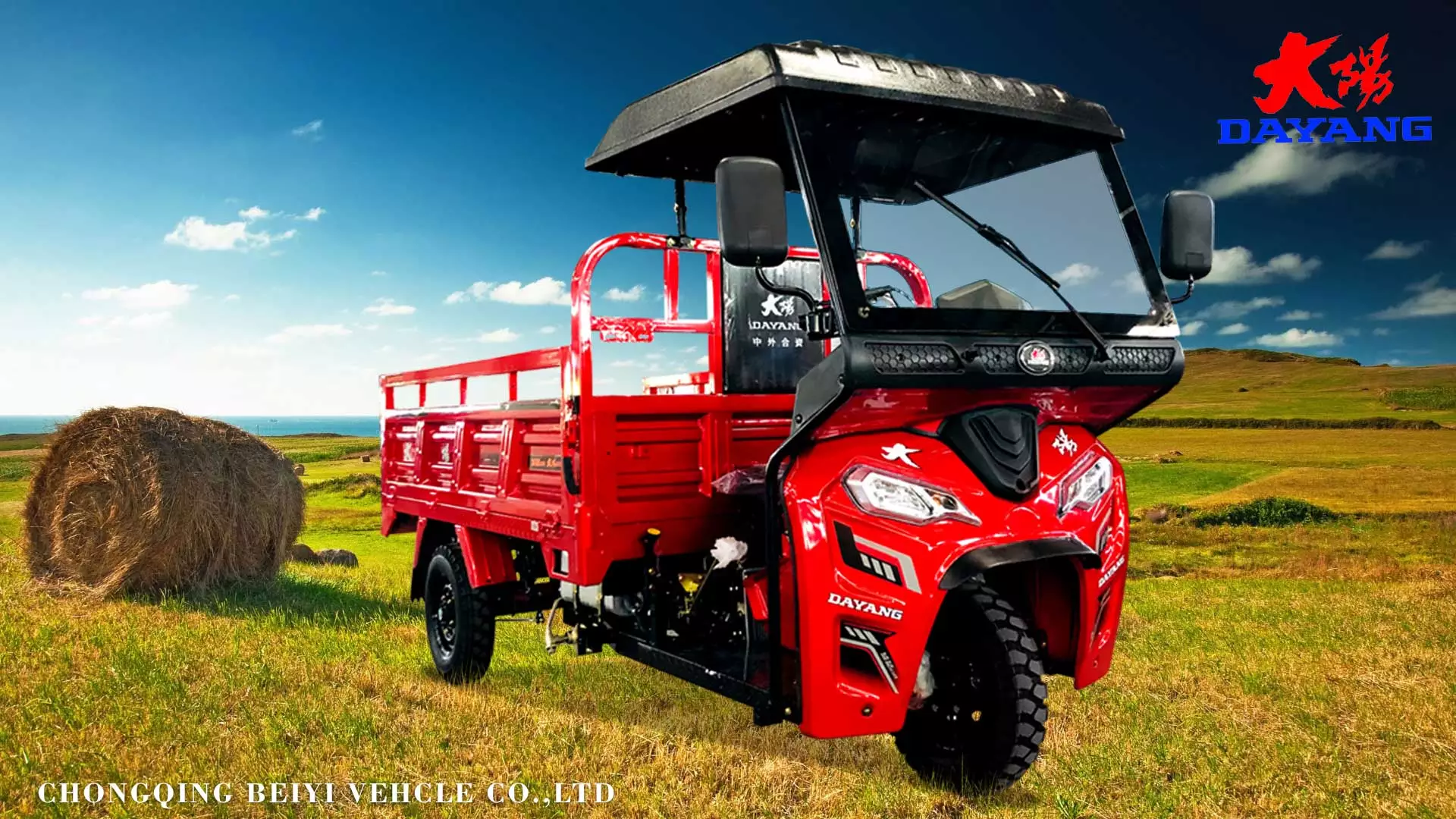 China Motorized Lift Cargo Tricycle Egypt For Sale 3 Wheels Motor Truck Cargo Use Zongshen 250cc Engine Tricycle