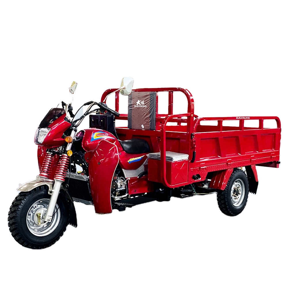 China Factory Tricycle Cargo Tricycle Heavy Loading Rickshaw 300cc Water Cooled Engine For Global Market