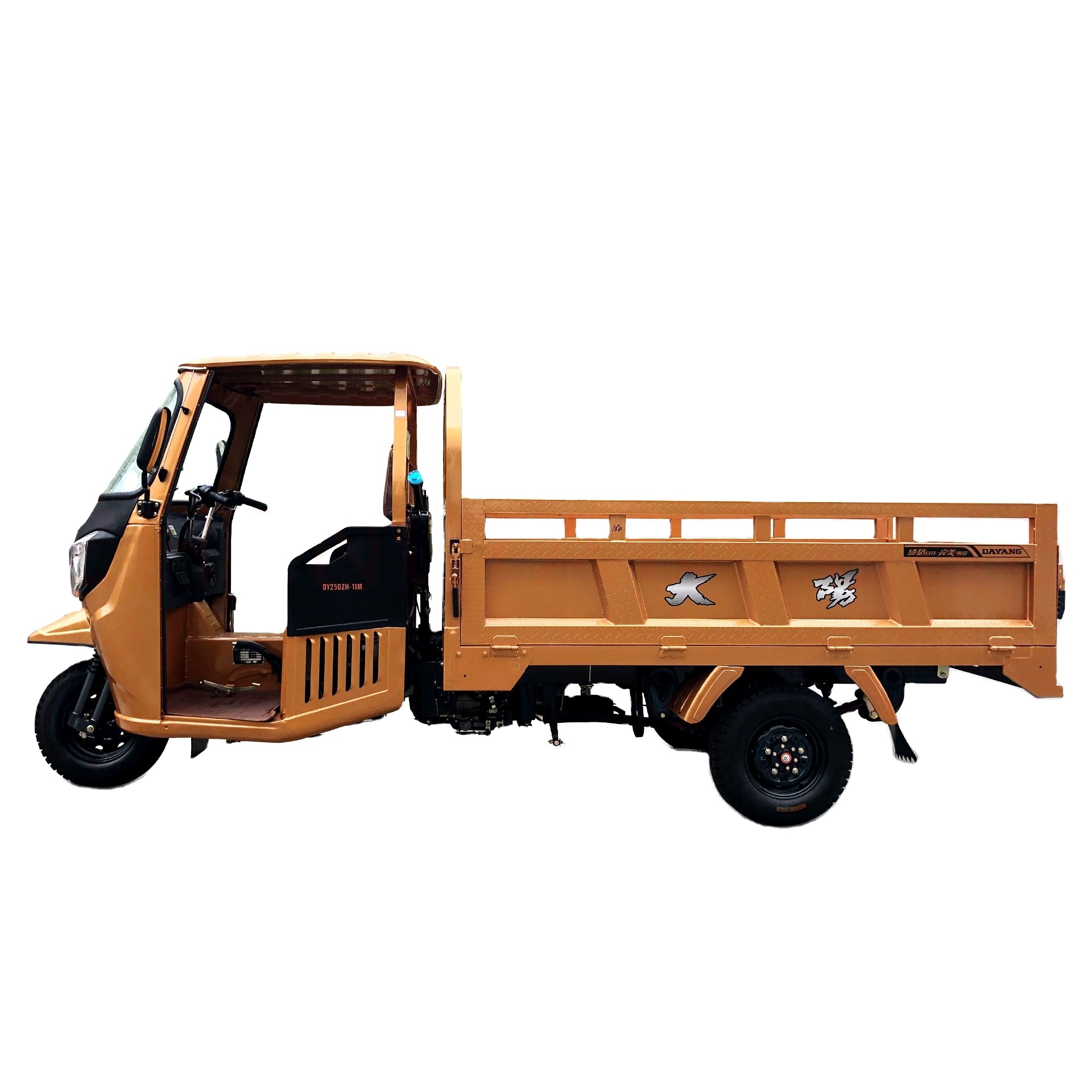 200cc Water Cooling Gasoline Engine Three Wheel Cargo Tricycle With Cabin