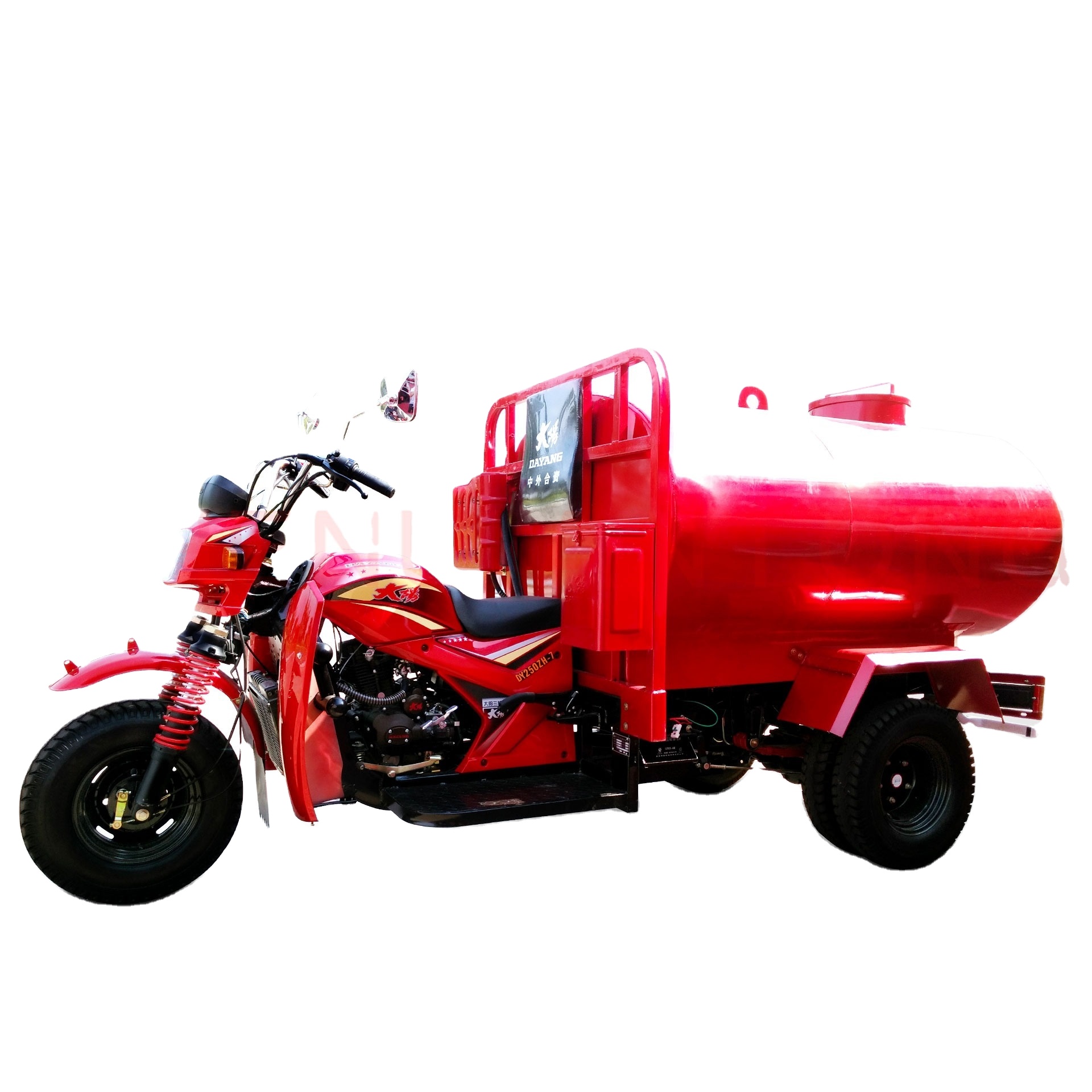 Water Tank Three Wheel Motorcycle Cargo Adult Heavy Water Loading On Tricycles Motorcycles